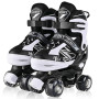 LOKJIJI Patins à roulettes pour Enfants garçons et Filles, 4 Tailles réglables pour Enfants et Adolescents avec Roues Lumineuses