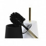 Brosse de salle de wc DKD Home Decor Noir Acier inoxydable Blanc PS (12 x 12 x 3 44,99 €