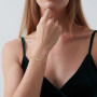 GAVU Bracelet Croix Argent 925 Femme, Bracelet Confirmation Femme