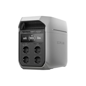Station électrique portable EF EcoFlow DELTA 3 Plus,1024 Wh de capacité, batterie LiFePO4, charge complète en 56 min, 1800W de p