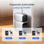 Station électrique portable EF EcoFlow DELTA 3 Plus,1024 Wh de capacité, batterie LiFePO4, charge complète en 56 min, 1800W de p