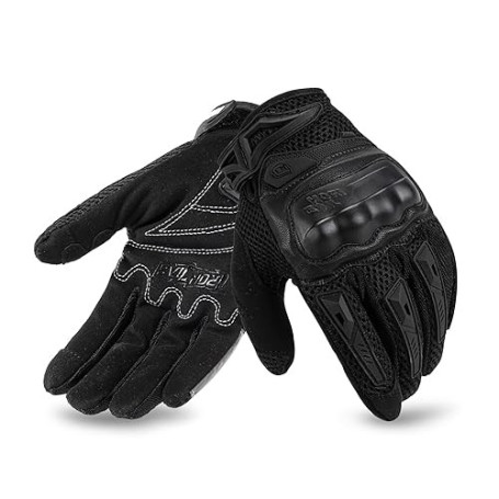 IRON JIA'S Gants Moto Été, Écran Tactile Gants Moto Homme Respirant Antidérapant Gants Vélo Montagne Course Tout-Terrain Scooter