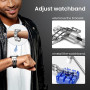 JOREST Kit Outil Montre,Kit Changement Pile ,Chasse Goupille ,Outil Montre Bracelet,Tournevis Reparation,Ouvre Boitier,Montre De