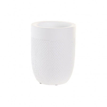 Verre DKD Home Decor Ciment Blanc (8 x 8 x 10,5 cm) 20,99 €