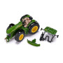 SIKU 3290, John Deere 8R 370, 1:32, Métal,Plastique, Vert, Boule d'Attelage Incluse, Capot Moteur Ouvrable