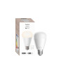 Aqara Ampoule LED T2 (E27, CCT), Thread/Zigbee, Blanc Dimmable, 2700 K-6500 K, Equivalent 75 W, Matter, Ampoule Connectée Compat