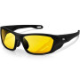 KANASTAL Lunettes de Soleil de Sport Homme et Femme UV400 Polarisées TR90 Cadre Enveloppant Conduite Vélo Montagne