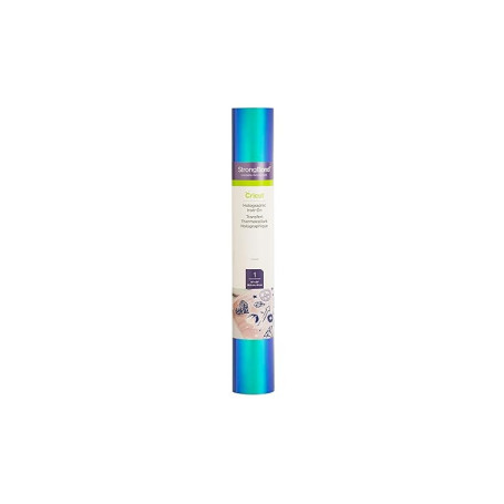 Cricut Rouleau de vinyle holographique thermocollant 30,5 x 61 cm Cobalt