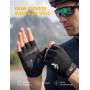 Lamicall Gants de Cyclisme pour Homme et Femme, Gants de Fitness - [Amortissant & Respirant] Gants d'été pour Vélo Demi-Doigts, 