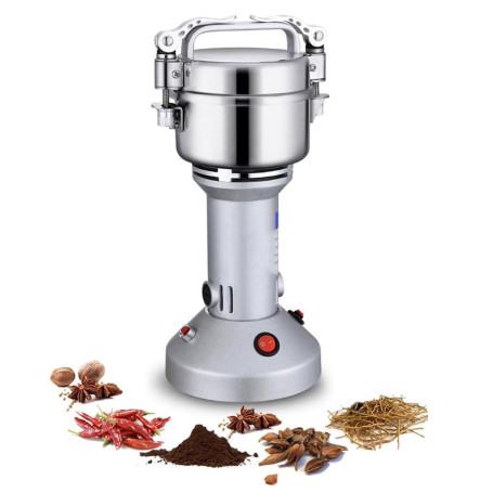 Moulin à céréales électrique 150 g 550 W 27 000 tr/min Moulin à farine haute vitesse 220 V, broyeur à poudre multifonction pour 