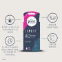 Veet EXPERT - 40 Bandes de Cire Froide Visage - Peaux Sensibles - Finition Parfaite - Epilation Longue Durée