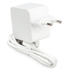 Bloc d'alimentation Officiel Raspberry Pi 5 USB-C 27 W, USB-C Power Supply, Blanc