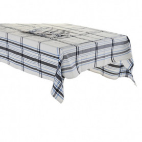 Nappe et serviettes de table DKD Home Decor Noir Beige Bleu Coton Blanc (150 x 1 84,99 €