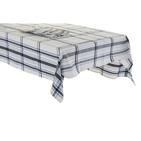 Nappe et serviettes de table DKD Home Decor Noir Beige Bleu Coton Blanc (150 x 1 84,99 €