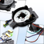 Luotahric Contacteur Tournant 7701057573 Compatible pour Grand Scénic II Scénic II (2003-2009) 7701057574 7701060399