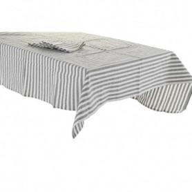 Nappe et serviettes de table DKD Home Decor Gris Coton Blanc Vert (150 x 150 x 0 115,99 €