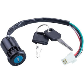 Greluma 1 Pc Moto 4 Fils Interrupteur À Clé De Contact pour 50cc 70cc 90cc 110cc 125cc 150cc 200cc 250cc Taotao Sunl ATV Quad Di