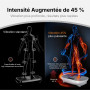 MERACH Plateforme Vibrante pour L'Entraînement Et Le Modelage du Corps, avec 99 Niveaux De Vitesse, Haut-Parleur Bluetooth Intég