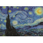 Clementoni - Puzzle pour Adultes 1000 Pièces, HQC Museum-The Starry Night Compact Box, Fabriqué en Italie, 37065