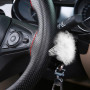 Yolistar Housse de Volant de Voiture Universelle - Couvre-Volant à Coudre en Cuir Souple Microfibre, Respirante et Antidérapante