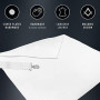 THE MASONIC COLLECTION - Tablier d'apprenti premier degré - Blanc - Grande poche et ceinture ajustable - Cadeau franc-maçon pour