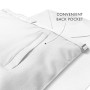 THE MASONIC COLLECTION - Tablier d'apprenti premier degré - Blanc - Grande poche et ceinture ajustable - Cadeau franc-maçon pour