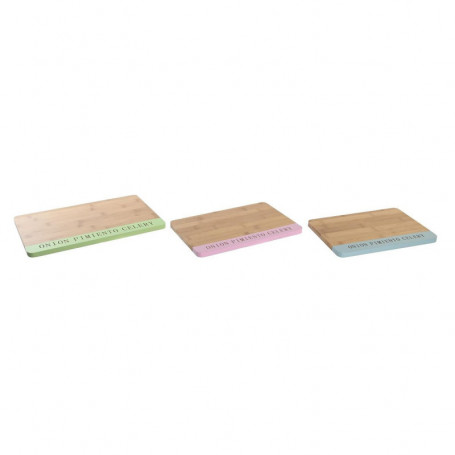 Planche à découper DKD Home Decor Bleu Rose Vert Bambou (33,5 x 22,4 x 1,2 cm) 40,99 €