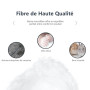 TESQ Oreiller 50x70 cm Lot de 2 Oreillers Confort Moelleux, Qualité Hôtelière de Luxe, Respirant et Hypoallergénique, Idéal pour