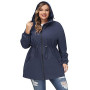 Hanna Nikole Manteau Imperméable Long À Capuche Pour Femme - Coupe-Vent Léger Et Imperméable Avec Fermeture Éclair Veste De Spor