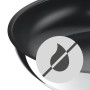 WMF Poêle à Braiser 28 cm avec bord haut et couvercle – Braisière à induction 5,0 l en acier inoxydable Cromargan, revêtement an