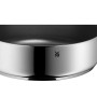 WMF Poêle à Braiser 28 cm avec bord haut et couvercle – Braisière à induction 5,0 l en acier inoxydable Cromargan, revêtement an