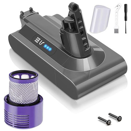 Waitley V10 6000mAh pour Dyson V10 SV12 Remplacement Batterie pour Dyson V10 Absolute Animal Cyclone Motorhead Total Clean SV12