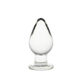 Roluck Plug Anal Longueur 10 cm Largeur 5 cm Plug Anale Dilatation Avec Butt Cone Verre Cristal Butt Plug Anal Sex Toys Pour Fem