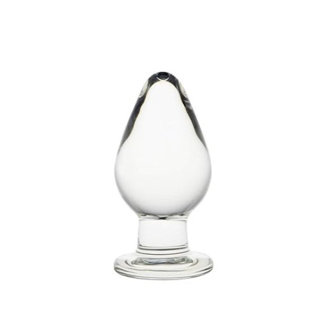 Roluck Plug Anal Longueur 10 cm Largeur 5 cm Plug Anale Dilatation Avec Butt Cone Verre Cristal Butt Plug Anal Sex Toys Pour Fem