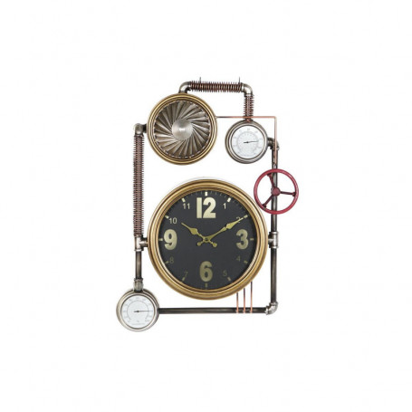 Horloge Murale DKD Home Decor Vannes Verre Doré Fer (50,5 x 12 x 73 cm) 159,99 €