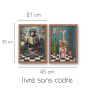 Générique Poster Décoratif Drôle pour Salle de Bain, 2 Pièces, Animaux WC Singe Girafe, 20x30cm, Sans Cadre