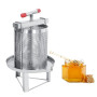 Extracteur manuel de miel Presseur à miel en acier inoxydable Équipement d'apiculture avec filtre