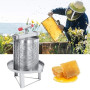 Extracteur manuel de miel Presseur à miel en acier inoxydable Équipement d'apiculture avec filtre