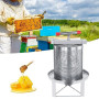 Extracteur manuel de miel Presseur à miel en acier inoxydable Équipement d'apiculture avec filtre