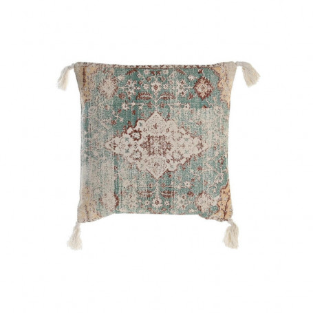 Coussin DKD Home Decor Fez Bleu Coton Frange (45 x 10 x 45 cm) 219,99 €