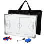 VELLUSTRA Tableau Tactique Football, Entraîneur Board, Magnétique Stratégie Panneau kit Entrainement Football avec Marqueur et G