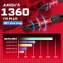 GEINXURN 51 Pièces Jeu d'embouts de Vissage Torx T7-T40 aux Chocs de 25/50/75/150 mm, Embout pour Tournevis en Acier S2 avec Por