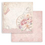 Stamperia International KFT Stamperia Mini Bloc de Scrapbooking 10 20,3 x 20,3 cm (8 x 8) Romance Forever, Multicolore, 20,3 x 2