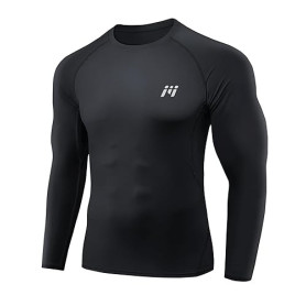 MEETWEE Haut Compression Homme Manche Longue/Courtes,Baselayer Maillot Running Vetement Fitness pour Sports Jogging T-Shirt Base