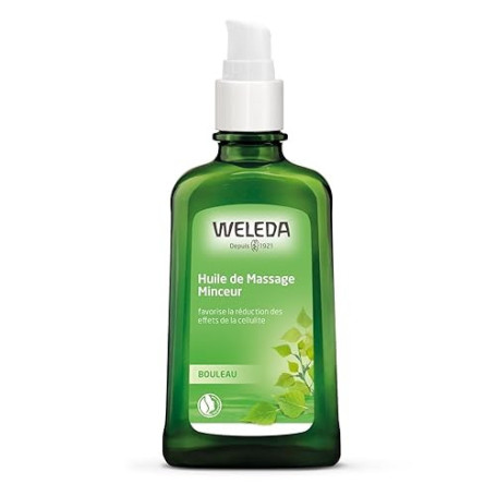 WELEDA - Huile de Massage Anti-Cellulite au Bouleau - Favorise la Réduction des effets de cellulite - NATRUE - Vegan - 100ml