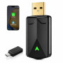 Adaptateur CarPlay sans Fil – Adaptateur Android Auto sans Fil, Wi-FI 5,8GHz Plug & Play, Mini et Stable, iOS 10+/Android 10+, C