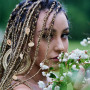 PLIGREAT 60 Pcs Ornements de Cheveux Tresses Coquillage Conque Dreadlock Anneaux Pendentifs Eté Plage Style Tressé Cheveux Tress