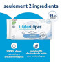 WaterWipes Sensitive+ Newborn & Baby Wipes, Lingettes Pour Nouveau-Nés et Bébés, 720 unités (12 paquets), 3-en-1 nettoie, soigne