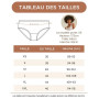INNERSY Culotte Femme Coton Doux Slip Taille Basse sous-vêtement Élastique Basique Lot de 6
