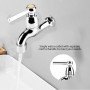 Robinet Mural pour Lavabo et Cuisine - Simple Poignée, Eau Froide - Pratique pour Lave-vaisselle, Lave-linge et Salle de Bain